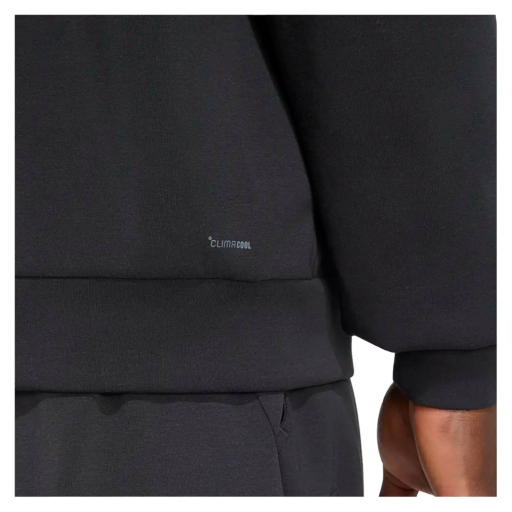 Men's GameSet Cover Up Tennis Jacket Black,Apparel,Adidas,,,Tennis Express,KW2035-7