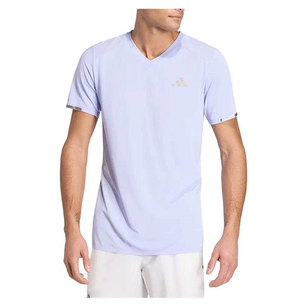 Men's London Freelift Pro Tennis Tee Violet Tone,Apparel,Adidas,,,Tennis Express,KW9688-3