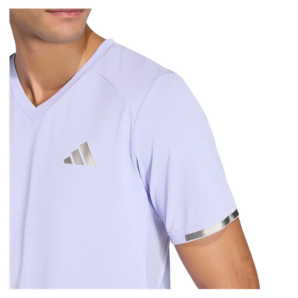 Men's London Freelift Pro Tennis Tee Violet Tone,Apparel,Adidas,,,Tennis Express,KW9688-6