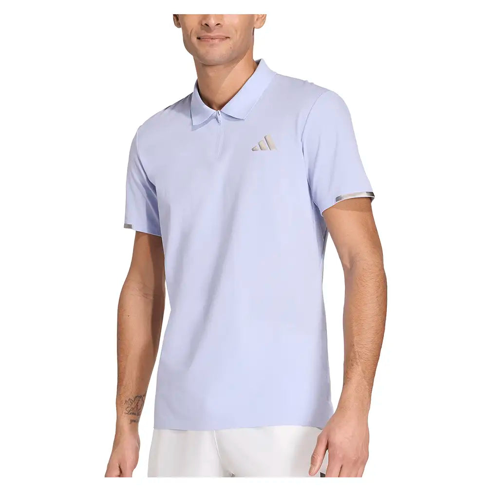 Men's London Freelift Pro Tennis Polo Violet Tone,Apparel,Adidas,,,Tennis Express,KW9689-3