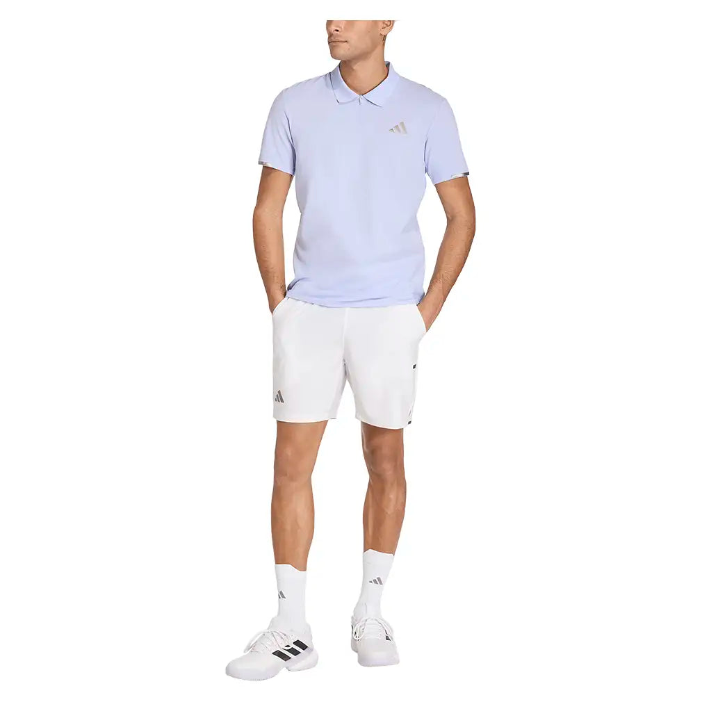 Men's London Freelift Pro Tennis Polo Violet Tone,Apparel,Adidas,,,Tennis Express,KW9689-5