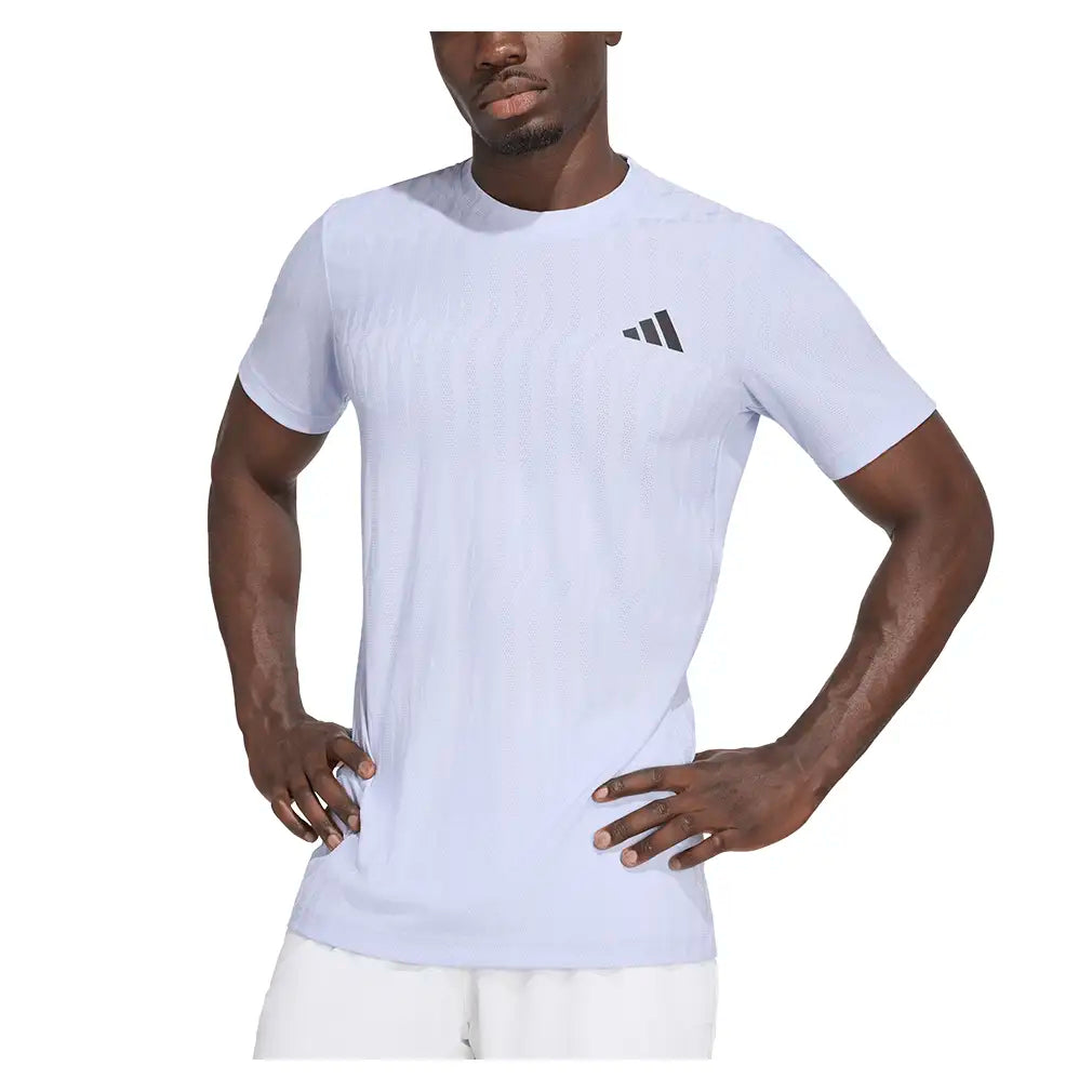 Men's GameSet Freelift Tennis Tee Violet Tone,Apparel,Adidas,,,Tennis Express,KW9690-3