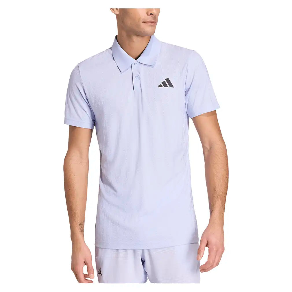 Men's GameSet Freelift Tennis Polo Violet Tone,Apparel,Adidas,,,Tennis Express,KW9692-3
