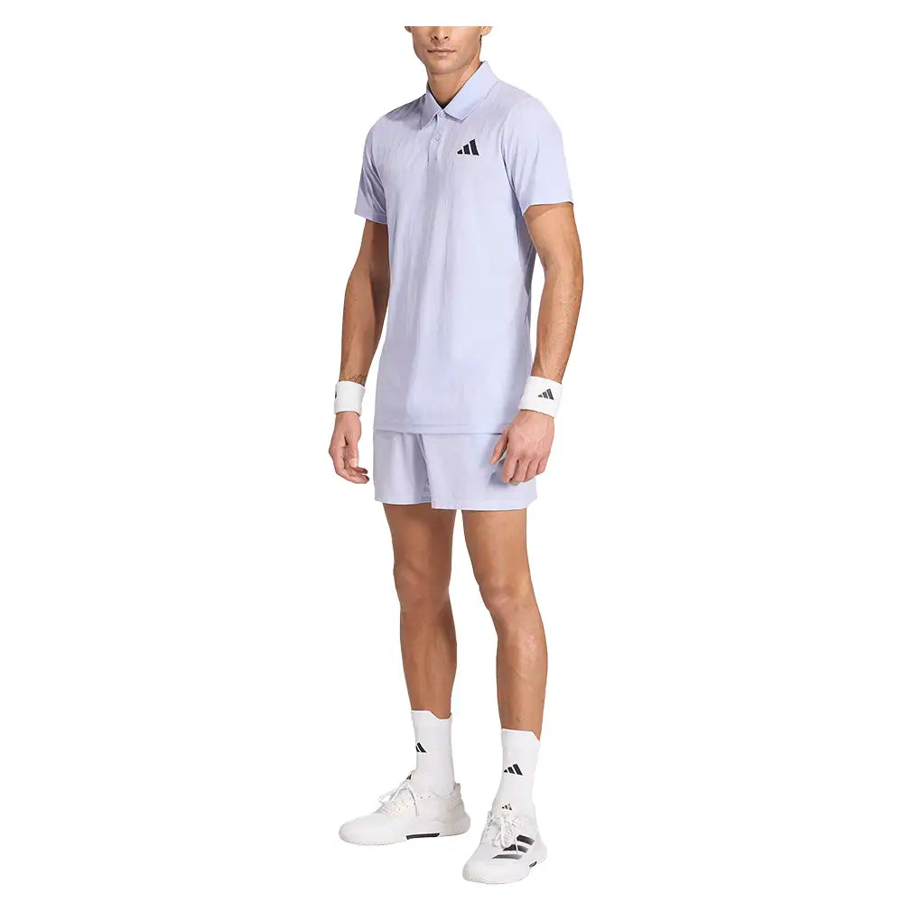 Men's GameSet Freelift Tennis Polo Violet Tone,Apparel,Adidas,,,Tennis Express,KW9692-5