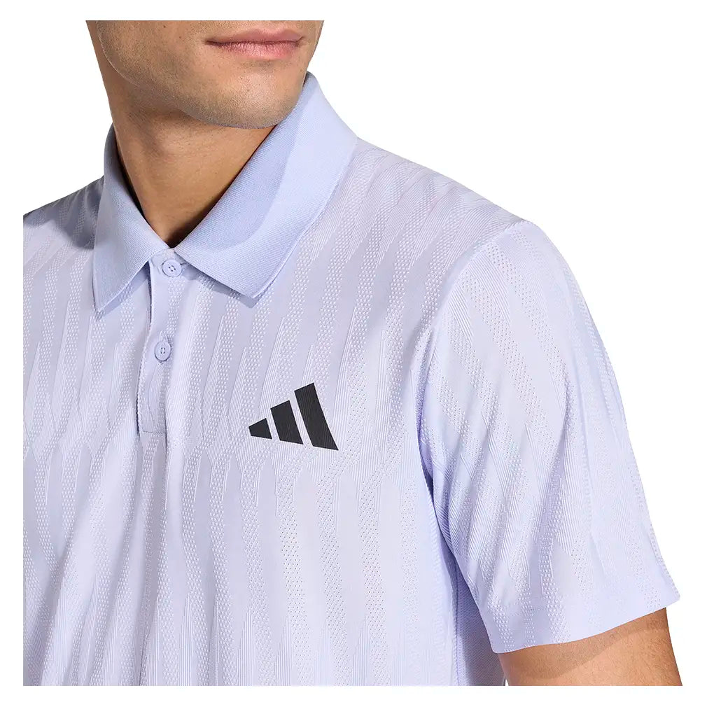 Men's GameSet Freelift Tennis Polo Violet Tone,Apparel,Adidas,,,Tennis Express,KW9692-6