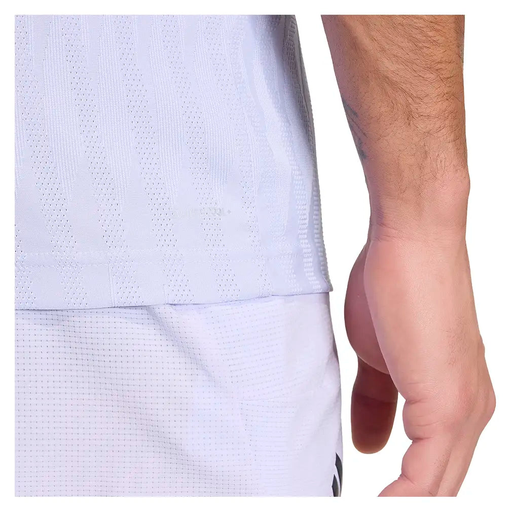 Men's GameSet Freelift Tennis Polo Violet Tone,Apparel,Adidas,,,Tennis Express,KW9692-7