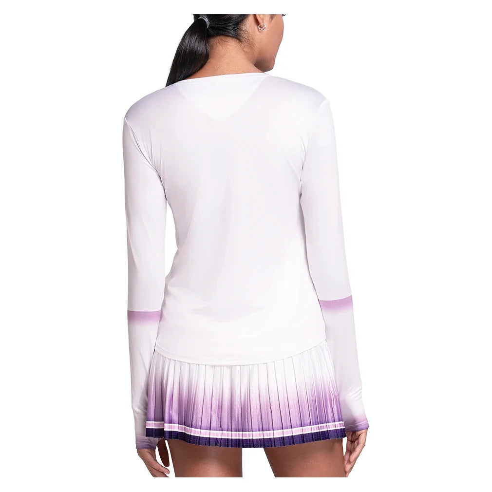 Women's Accelerate Long Sleeve Tennis Top Paisley-Apparel-K-Swiss-, [current_file_name-Tennis Express