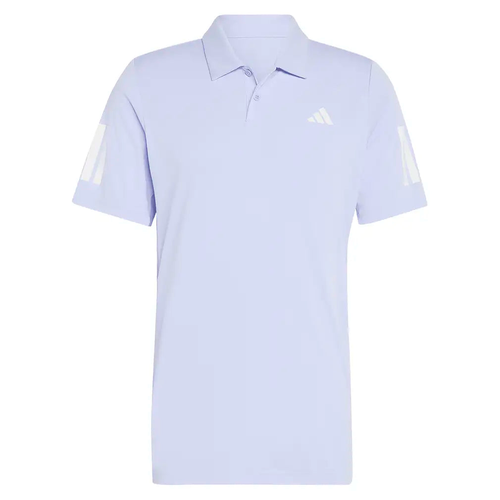 Men's Club 3 Stripe Tennis Polo Violet Tone,Apparel,Adidas,Violet Tone,XS,Tennis Express,KX2210-1