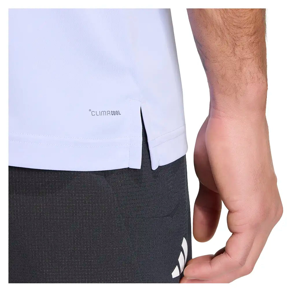 Men's Club 3 Stripe Tennis Polo Violet Tone,Apparel,Adidas,,,Tennis Express,KX2210-7