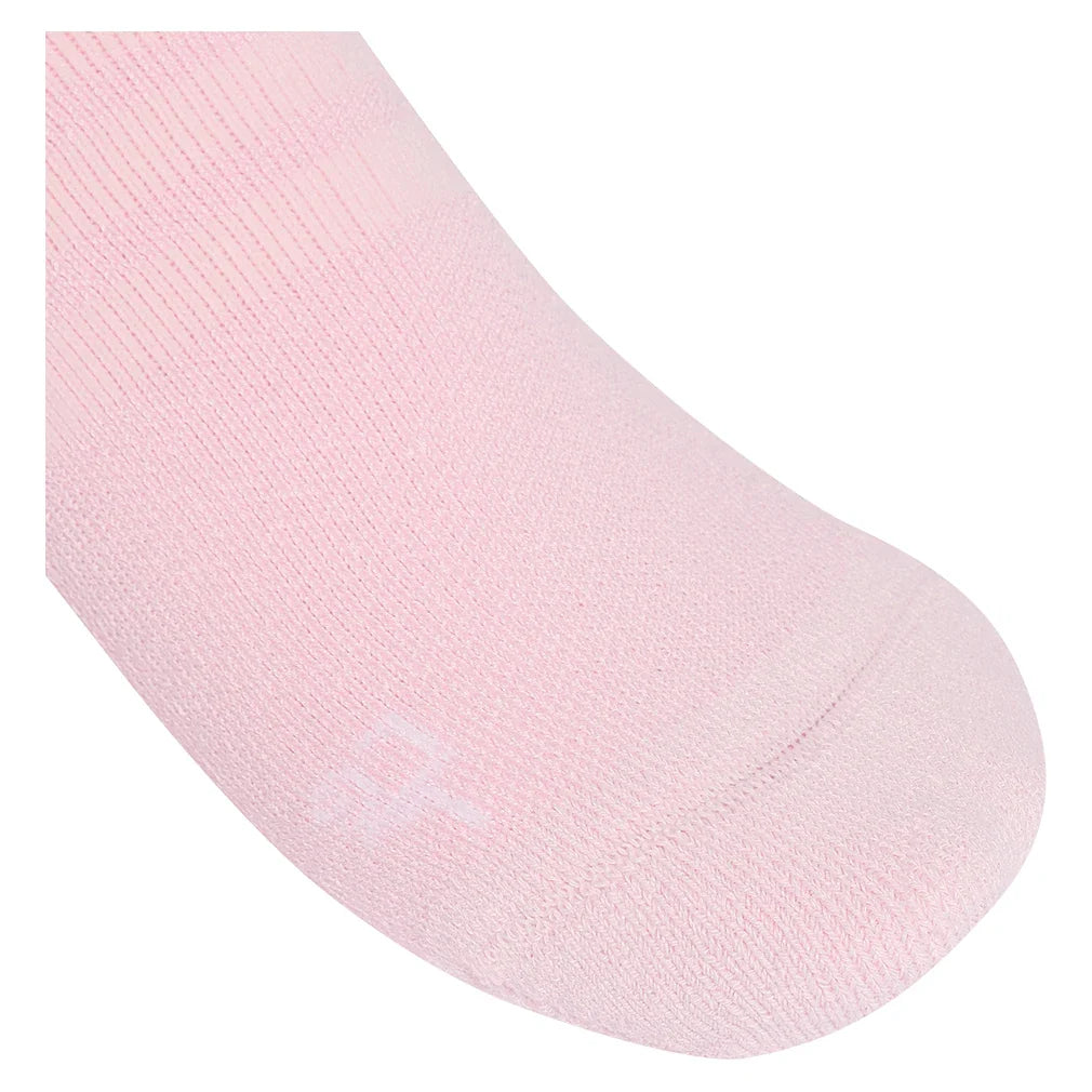 Unisex Cushioned Crew Tennis Socks Distilled Pink and White,Socks,Adidas,,,Tennis Express,KX6834-3