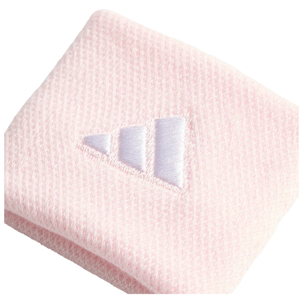 Unisex Small Tennis Wristbands Distilled Pink and White,Accessories,Adidas,,,Tennis Express,KX6836-2