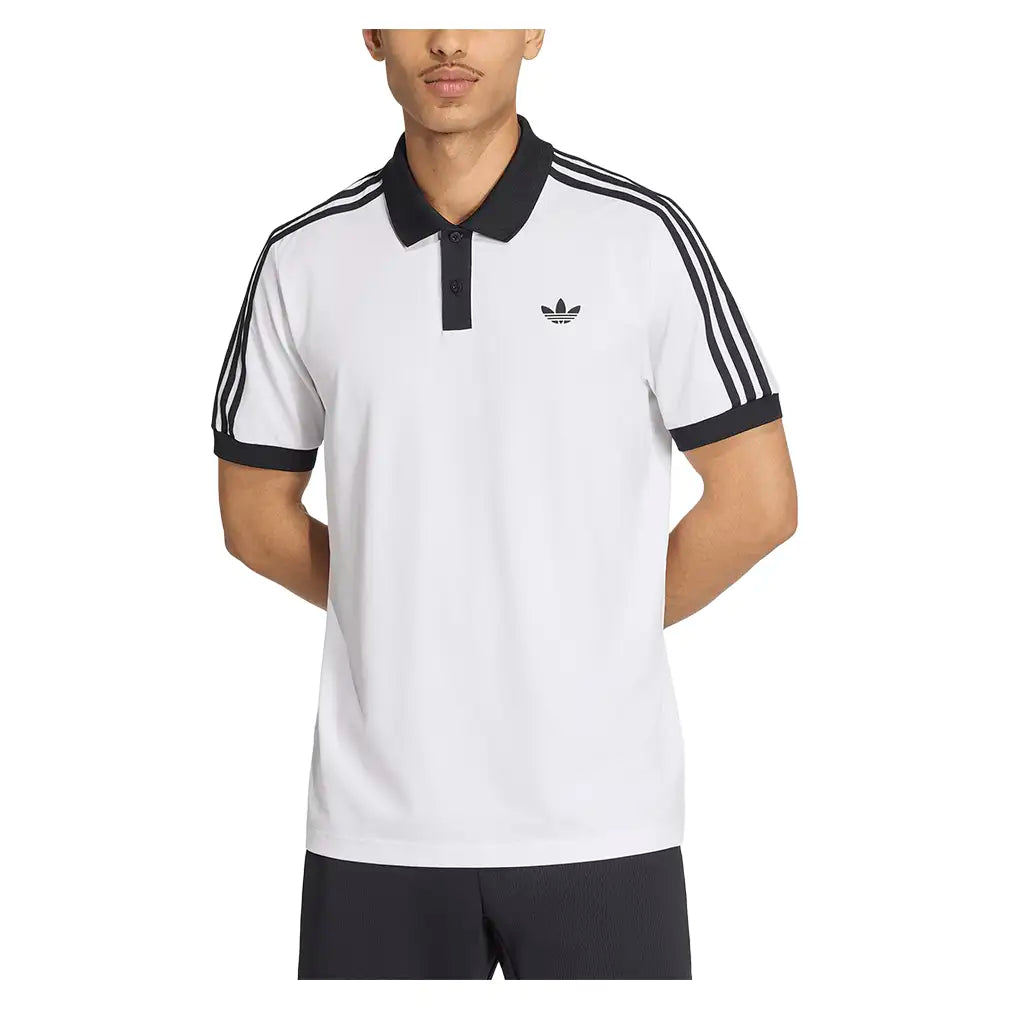 Men's Classics Tennis Polo White,Apparel,Adidas,,,Tennis Express,KY8878-3