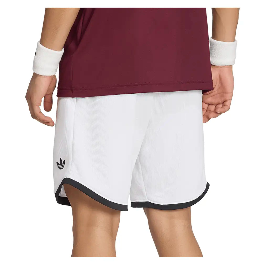 Men's Classics 9 Inch Tennis Shorts White,Apparel,Adidas,,,Tennis Express,KY8879-4