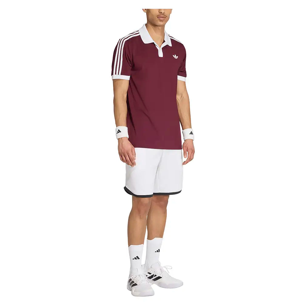 Men's Classics 9 Inch Tennis Shorts White,Apparel,Adidas,,,Tennis Express,KY8879-5