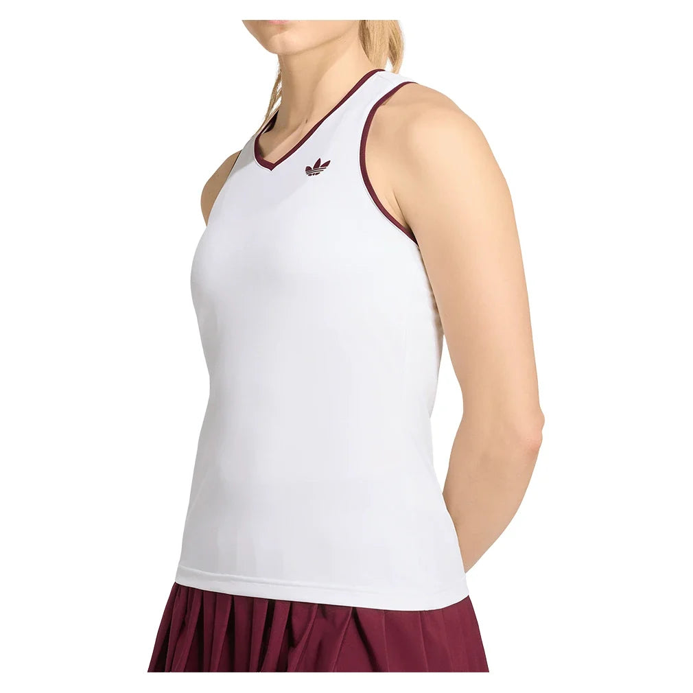 Women's Classics Tennis Tank White,Apparel,Adidas,,,Tennis Express,KY8888-3