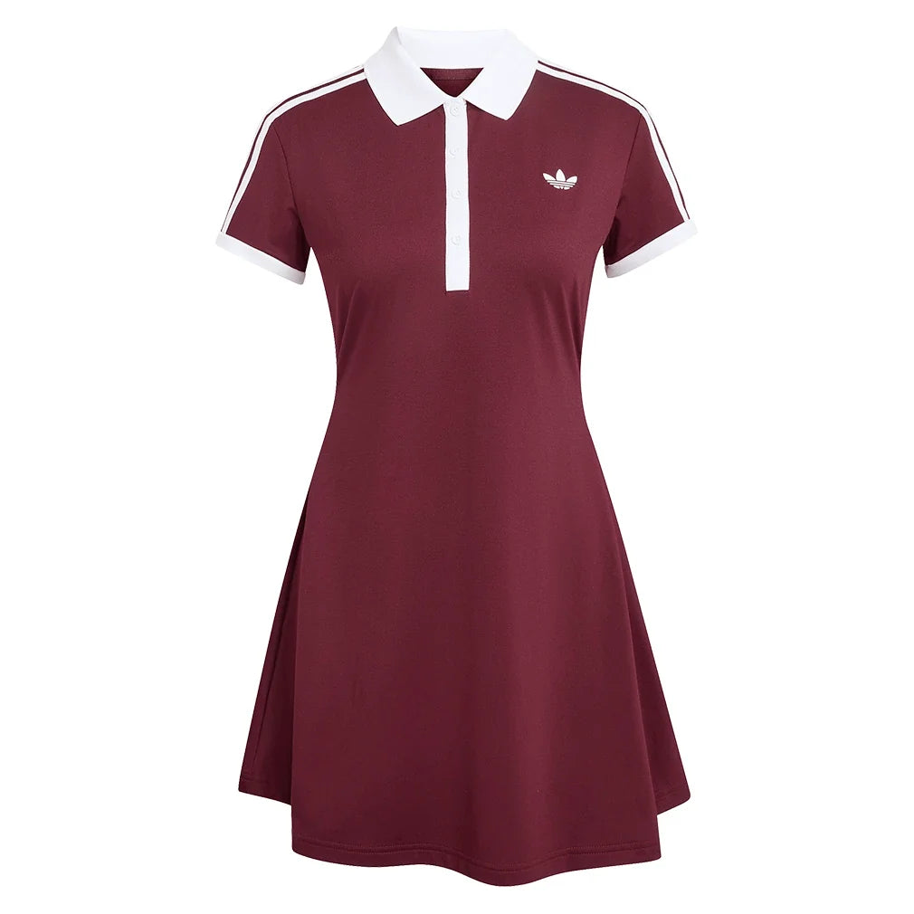 Women's Classics Tennis Dress Maroon,Apparel,Adidas,Maroon,XS,Tennis Express,KY8894