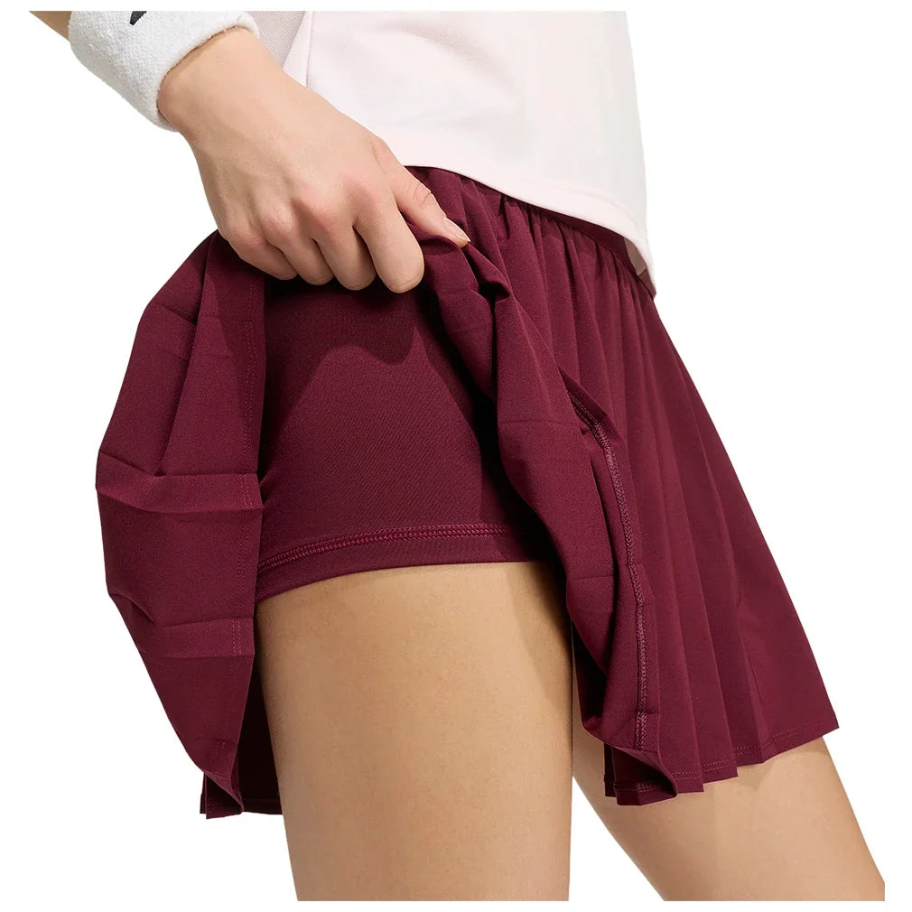 Women's Classics Tennis Skort Maroon,Apparel,Adidas,,,Tennis Express,KY8899-5