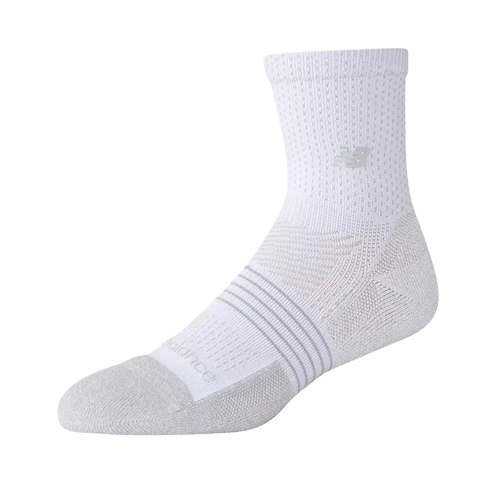 Unisex Pro Tennis Quarter Socks 1 Pair White-Socks-New Balance-LAS15109-WT-709606Tennis Express