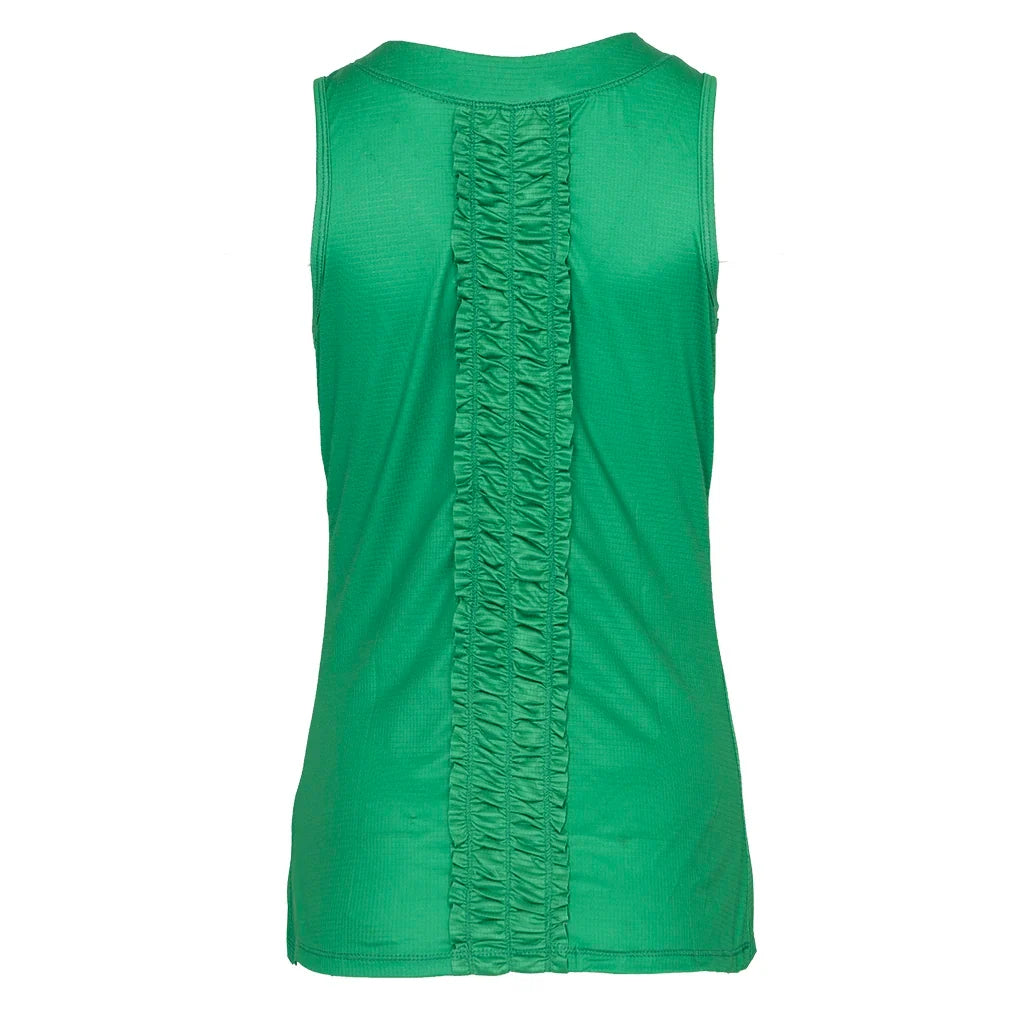 Women's Lexi Tennis Top Green-Apparel-Bubble-LEXS-G-1-Tennis Express