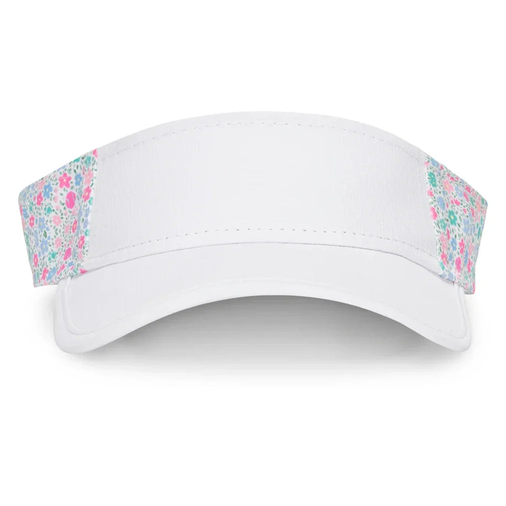 Little Love Visor Tennis Flowers-Apparel-Ame and Lulu-LLVTV-2-Tennis Express