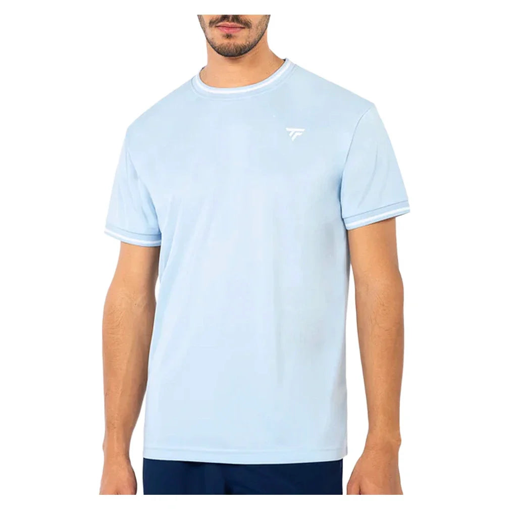Men's Team Tech Tee,Apparel,Tecnifibre,Glacier,S,Tennis Express,M22TECH6-g