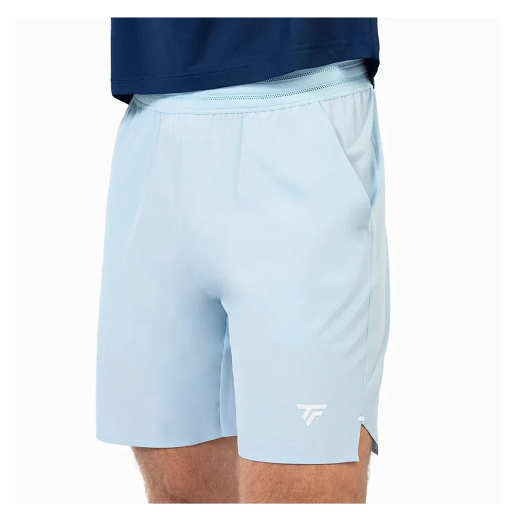 Men's Team Stretch 7 Inch Tennis Short,Apparel,Tecnifibre,Glacier,S,Tennis Express,M23SHOR6G
