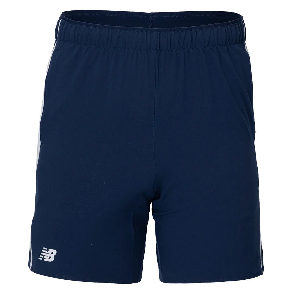 Men's Tennis Tournament 7 Inch Short NB Navy-Apparel-New Balance-MB61V34T-NNY-Tennis Express