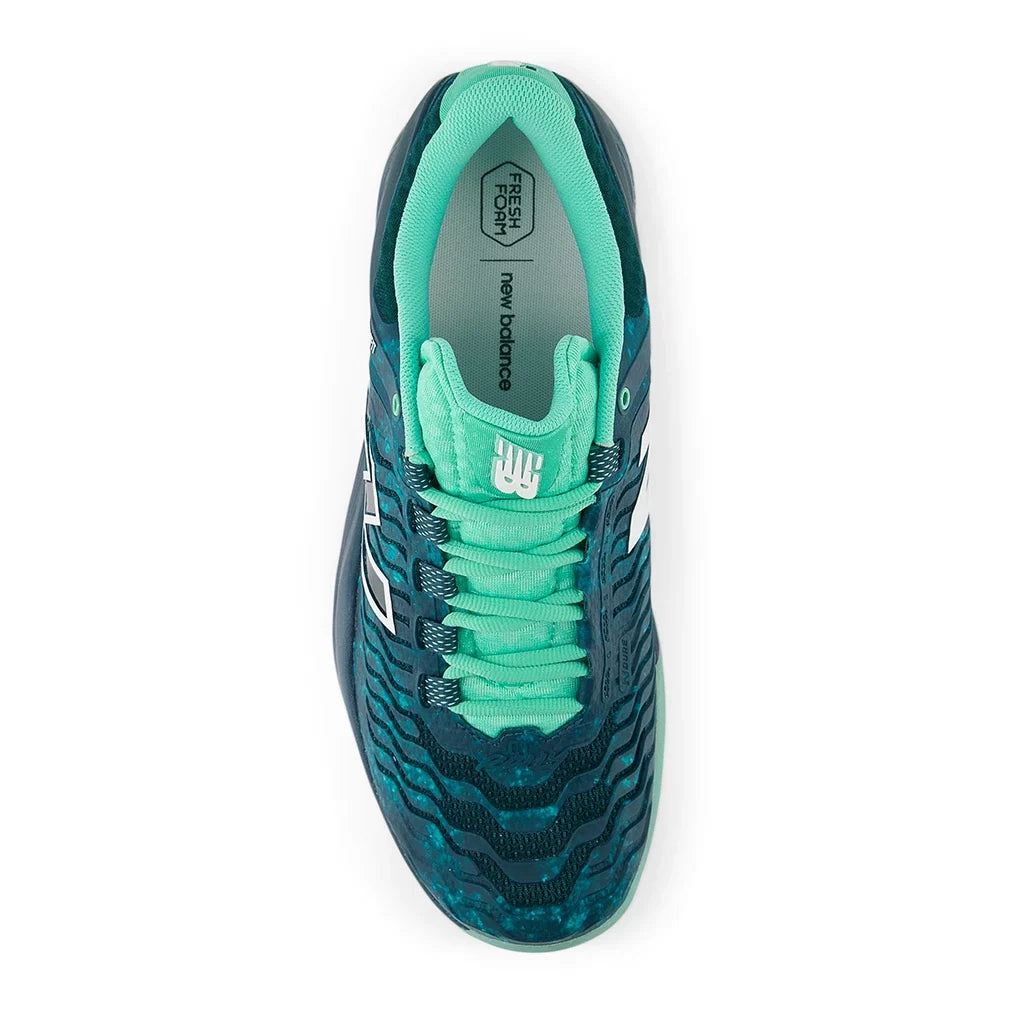 Men's CLAY Court Fresh Foam X CT-Rally v2 2E Width Tennis Shoes Medusa Green and Deep End,Footwear,New Balance,,,Tennis Express,MRAL5AH2E-3