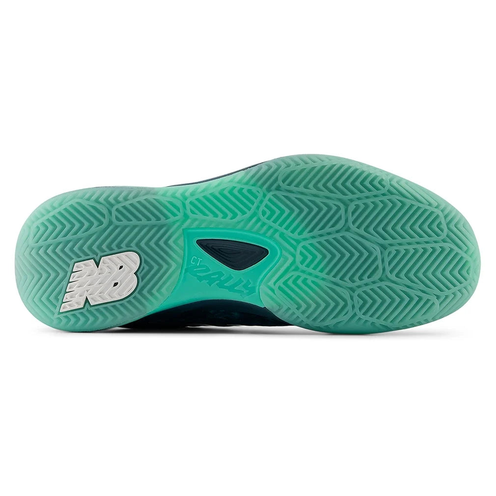 Men's CLAY Court Fresh Foam X CT-Rally v2 D Width Tennis Shoes Medusa Green and Deep End,Footwear,New Balance,,,Tennis Express,MRAL5AHD-5
