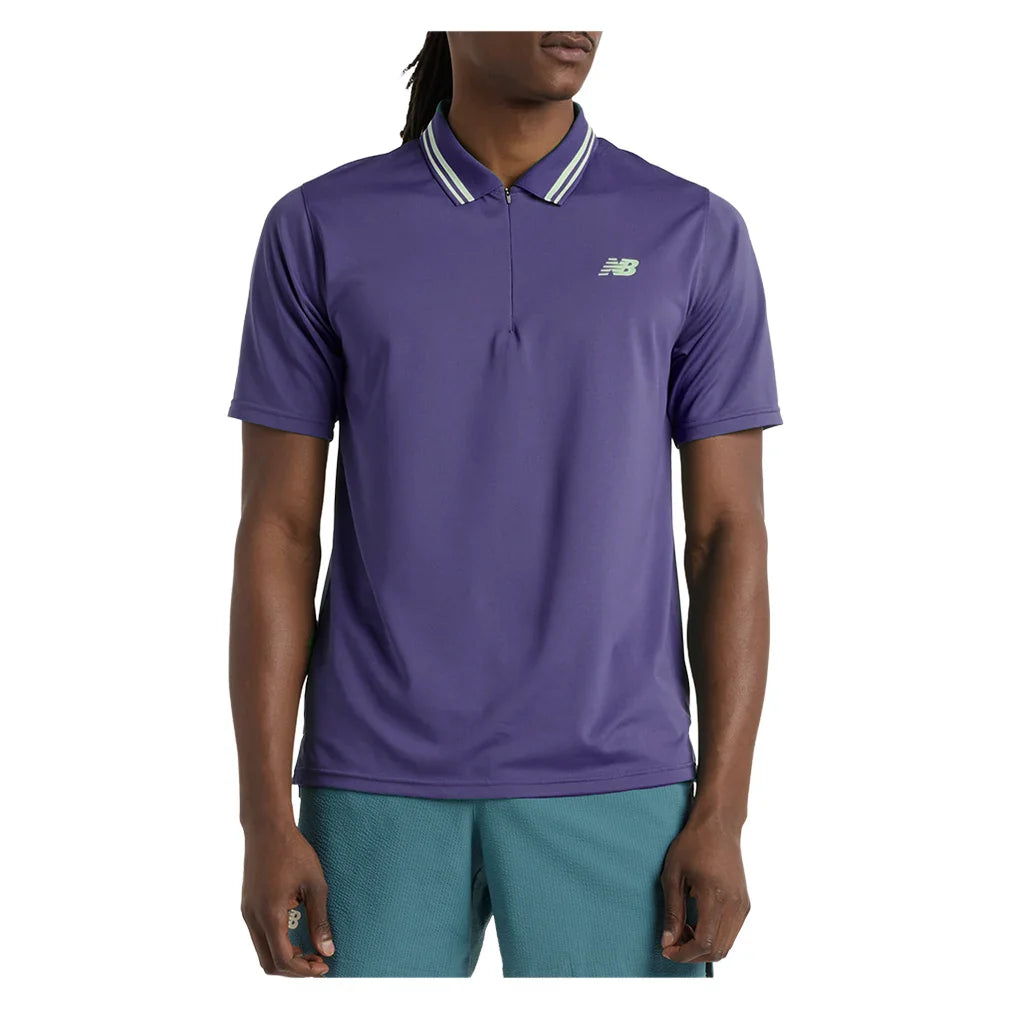 Men's Tournament Tennis Polo-Apparel-New Balance-MT41402-S26-ABZ1-1-[Sku]-Tennis Express