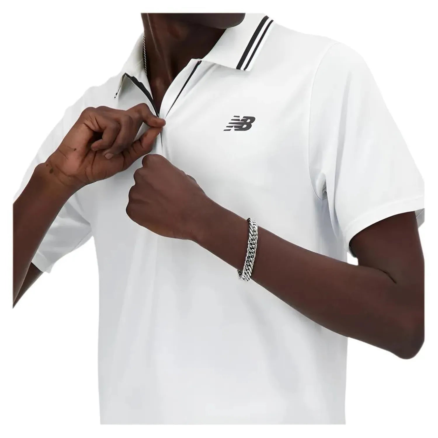 Men's Tournament Tennis Polo White-Apparel-New Balance-MT41402-WT-6-Tennis Express