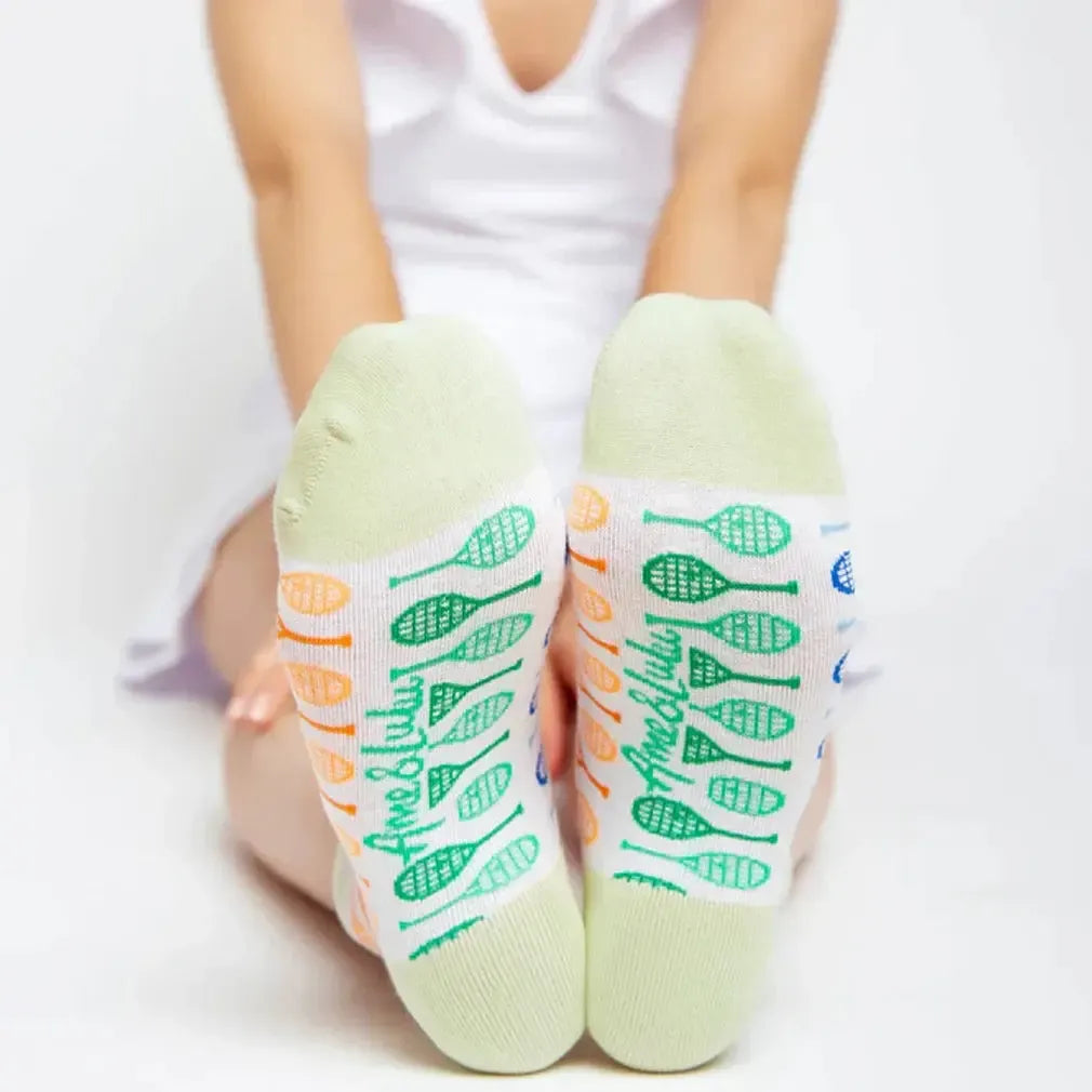 Women's Meet Your Match Tennis Socks-Socks-Ame and Lulu-MYMS-T-S25-3-Tennis Express