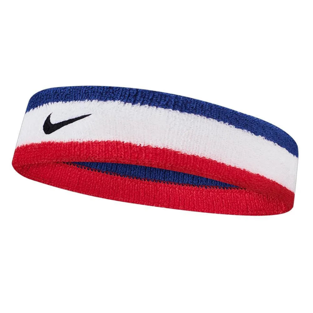 Swoosh Tennis Headband Habanero Red and Black-Accessories-Nike-N0001544-620U25-Tennis Express
