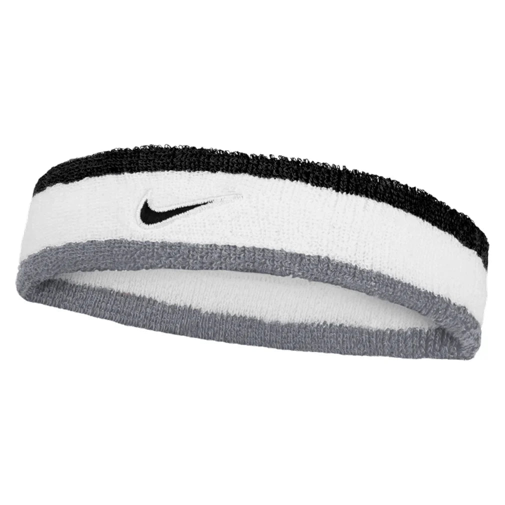 Unisex Swoosh Classic Headband, Nike, 122 White/Cool Grey, Tennis Express, N1012407-BH26-122-WHITE-COOL-GREY-1
