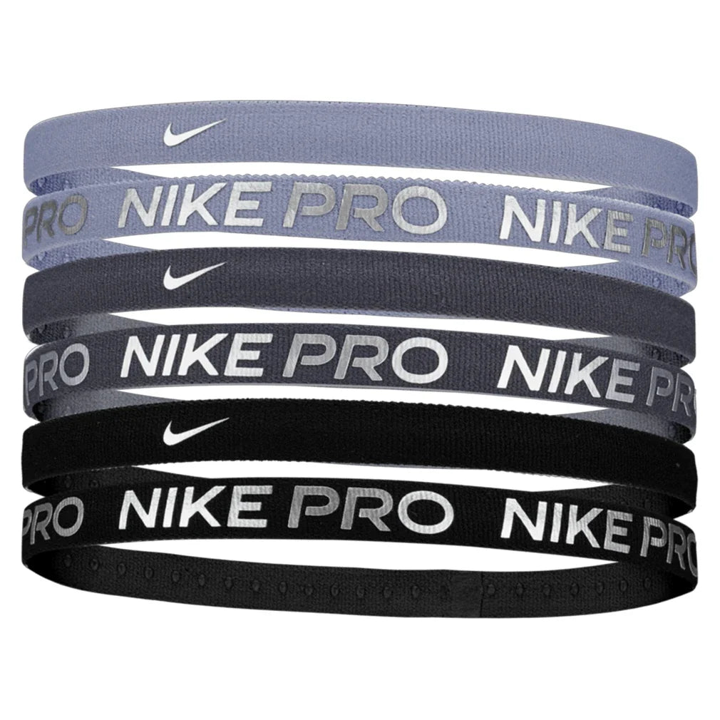 Unisex Flex Classic Headbands 6 Pack Printed Metallic Iron Purple and Thunder Grey-Accessories-Nike-N1014434-509-1-706952Tennis Express