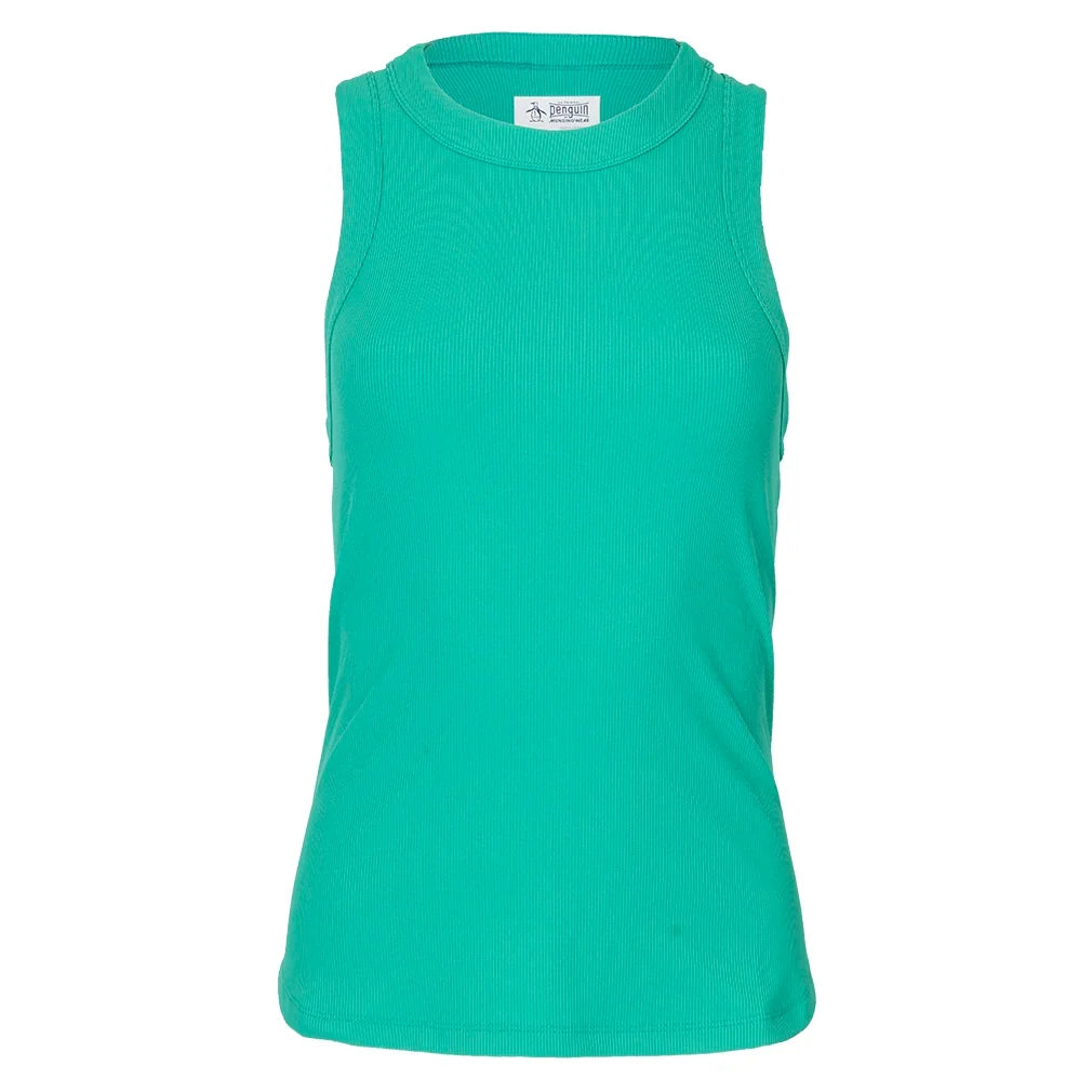 Women's Essential Rib Tennis Tank Emerald-Apparel-Penguin-312 Emerald-XS, [current_file_name-Tennis Express