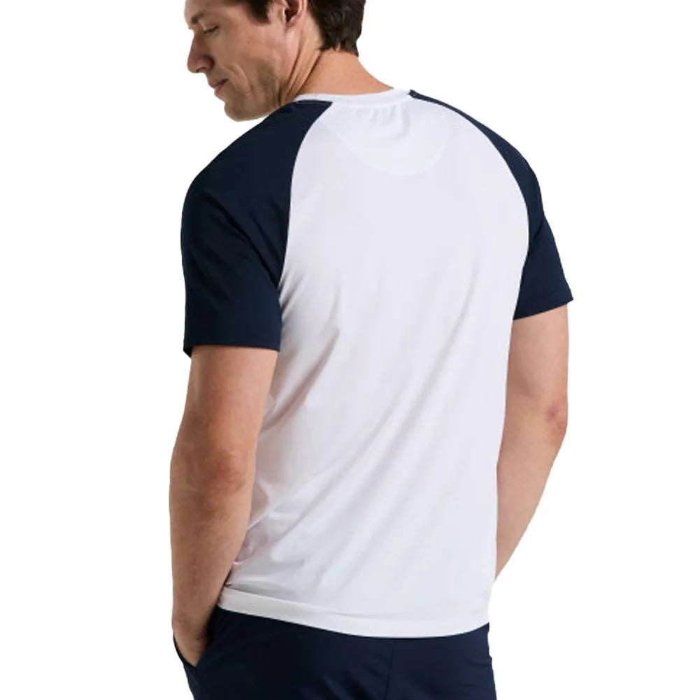 Men's Blocked Performance Tennis Tee-Apparel-Penguin-O1KSF015-118-1-Tennis Express