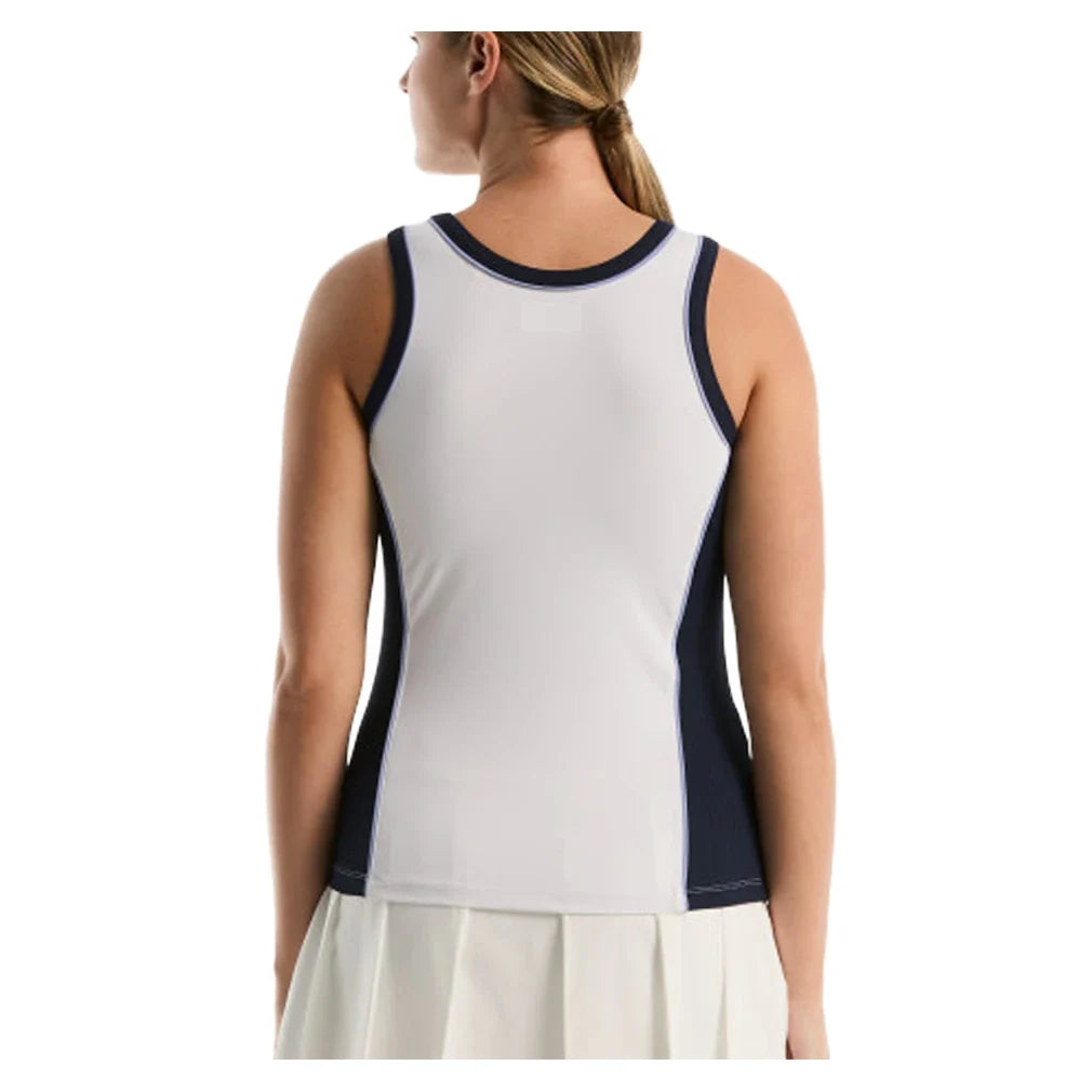 Women's Mixed Texture Square Neck Tank Bright White,Apparel,Penguin,,,Tennis Express,O1KSG033-1