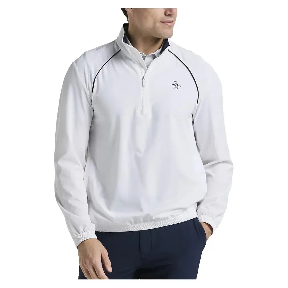 Men's Tournament 1/4 Zip Tennis Top-Apparel-Penguin-O1WSF002-B-w-3-Tennis Express