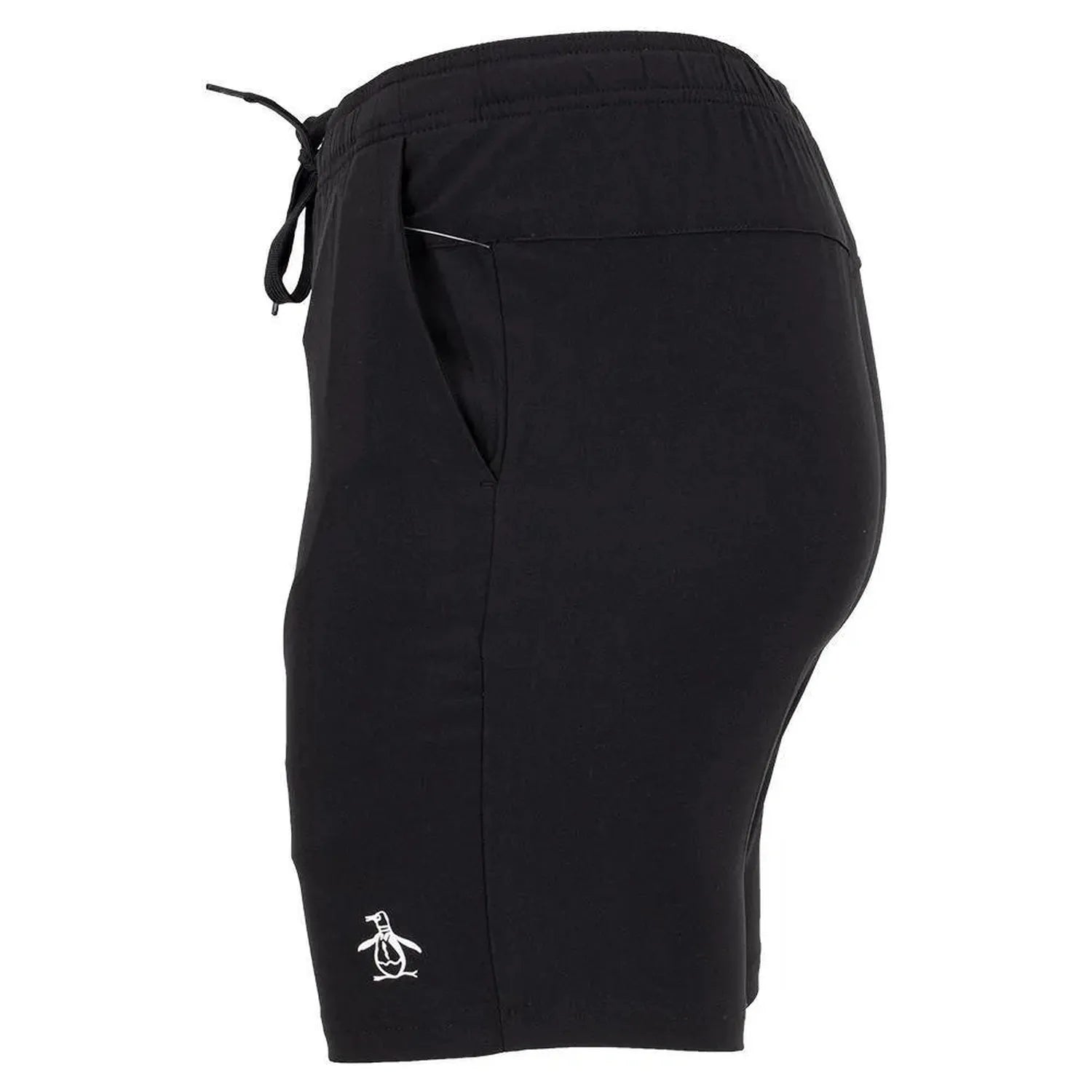 Men's Solid Performance 8 Inch Tennis Short Caviar-Apparel-Penguin-OGBSC0F5-001U22-3-Tennis Express