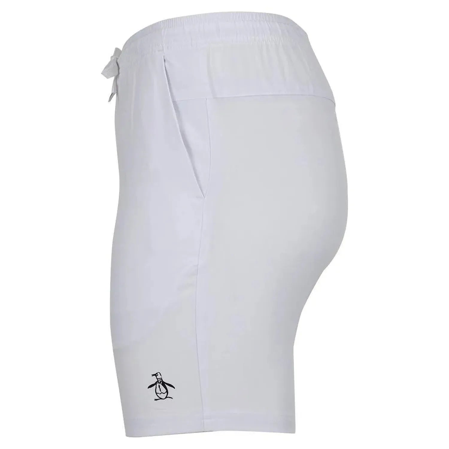 Men's Solid Performance 8 Inch Tennis Short Bright White-Apparel-Penguin-OGBSC0F5-118S22-3-Tennis Express