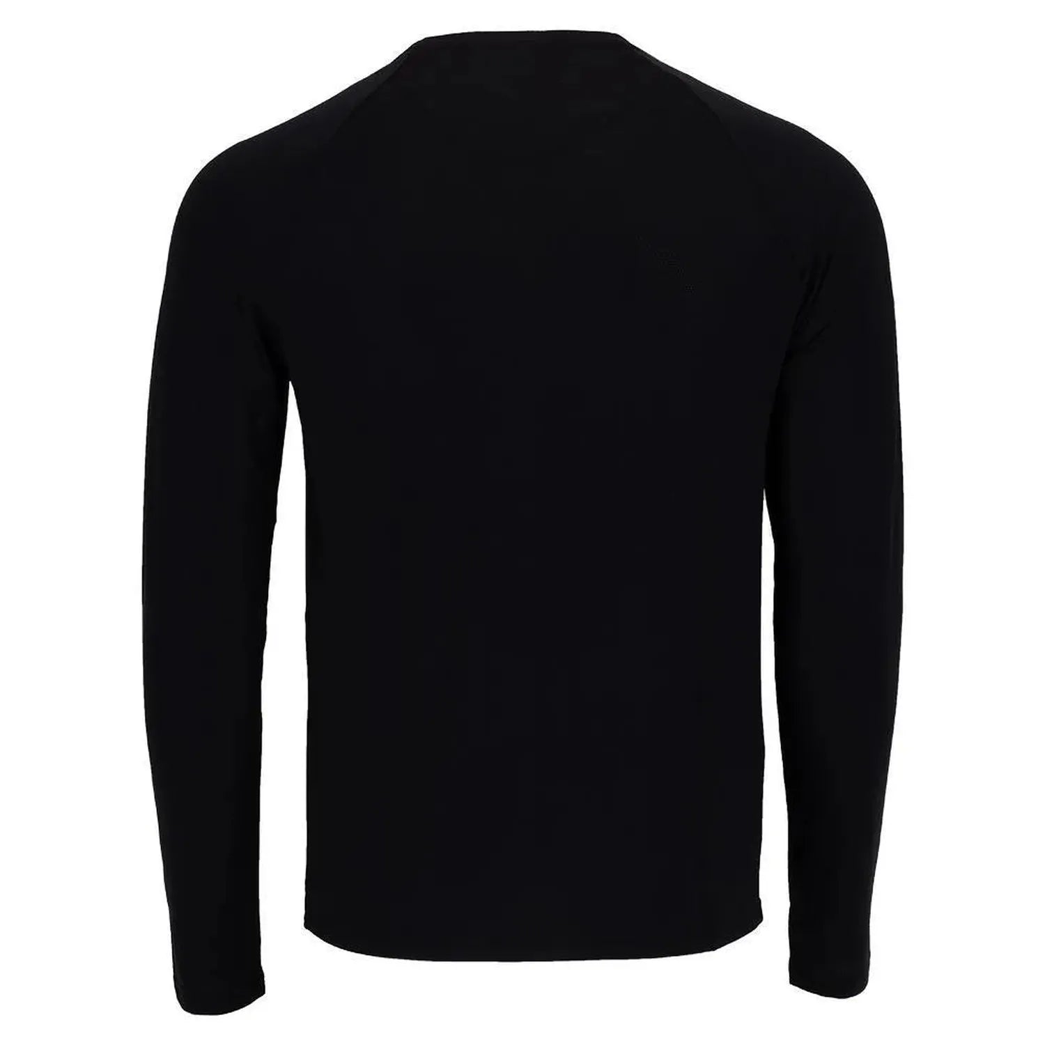 Men's Solid Performance Long Sleeve Tennis Raglan Caviar-Apparel-Penguin-OGKSB0M8-001U22-1-Tennis Express