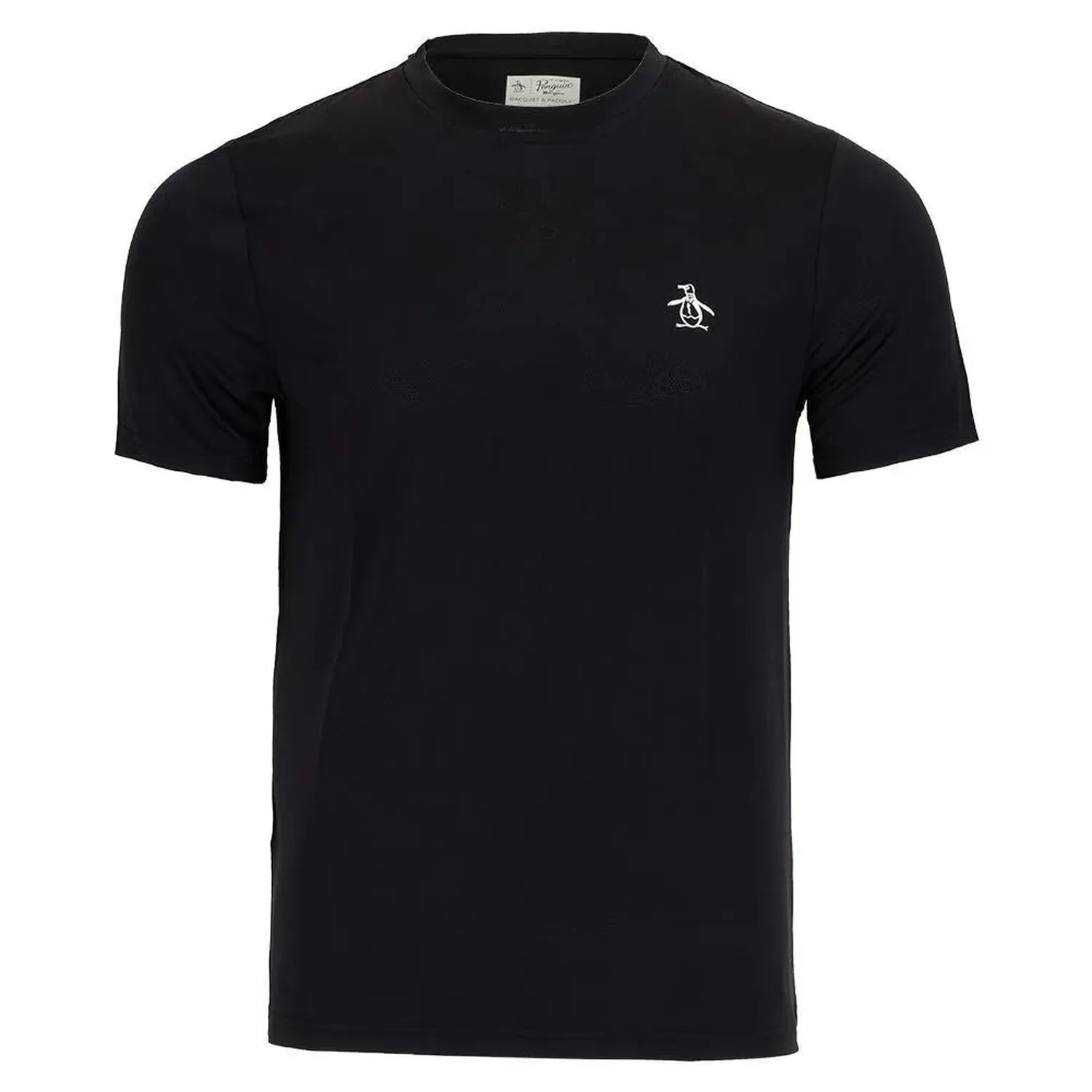 Men's Solid Performance Tennis Top Caviar-Apparel-Penguin-OGKSB0N5-001U221-Tennis Express