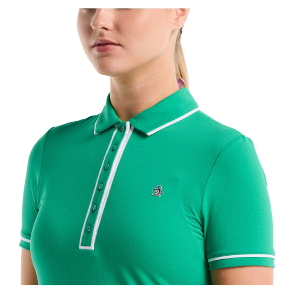 Women's Performance Veronica Tennis Polo Aquarius-Apparel-Penguin-OGKSE048-312-3-Tennis Express