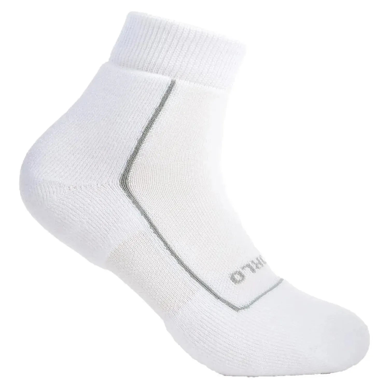 Pickleball Ankle Socks White-Socks-Thorlo-PBMU01-WHITE-3-Tennis Express