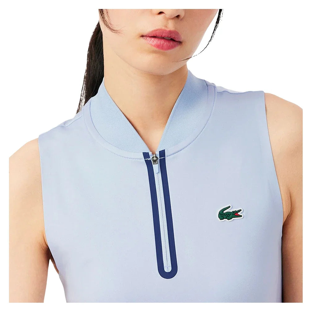 Women's Players Tennis Tank Top Phoenix Blue-Apparel-Lacoste-PF0202_J2G_4-Tennis Express