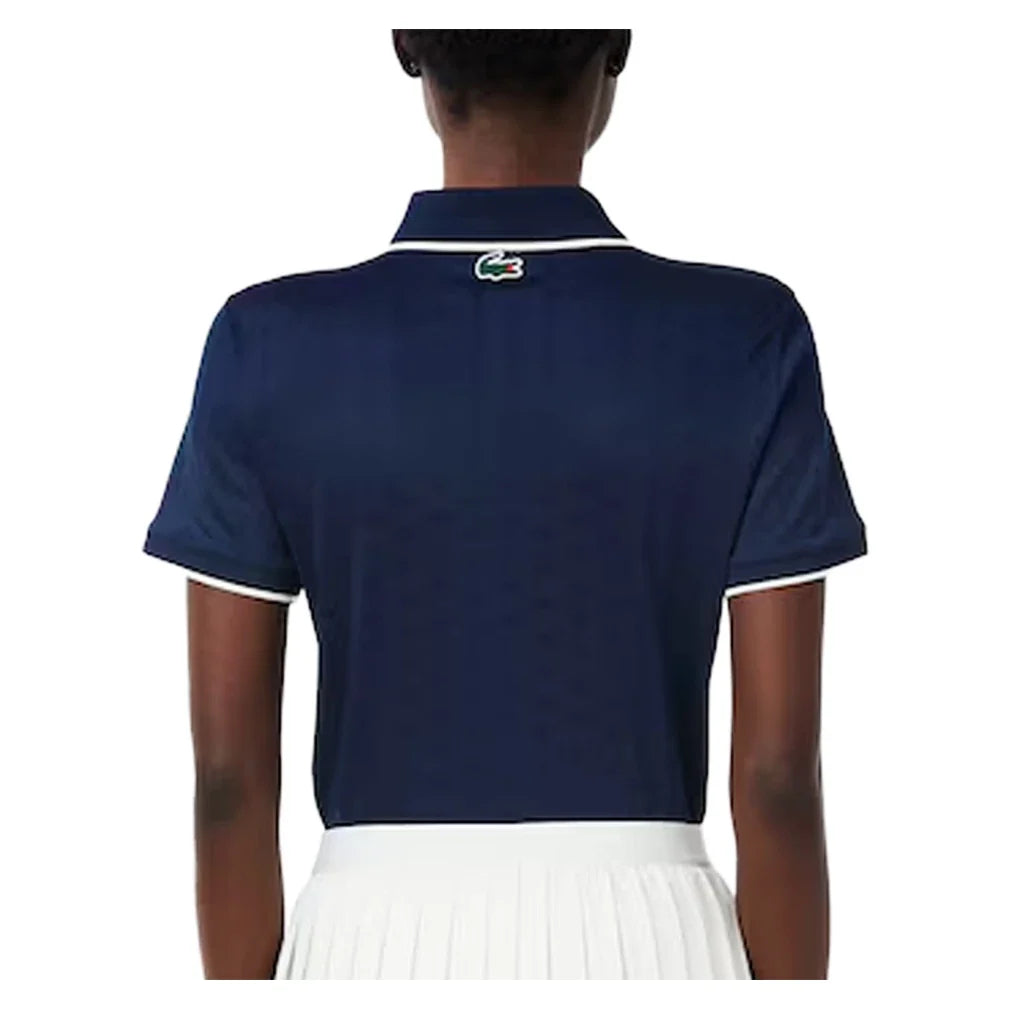 Women's Heritage Technical Jersey Tennis Polo-Apparel-Lacoste-PF0232-166-2-Tennis Express