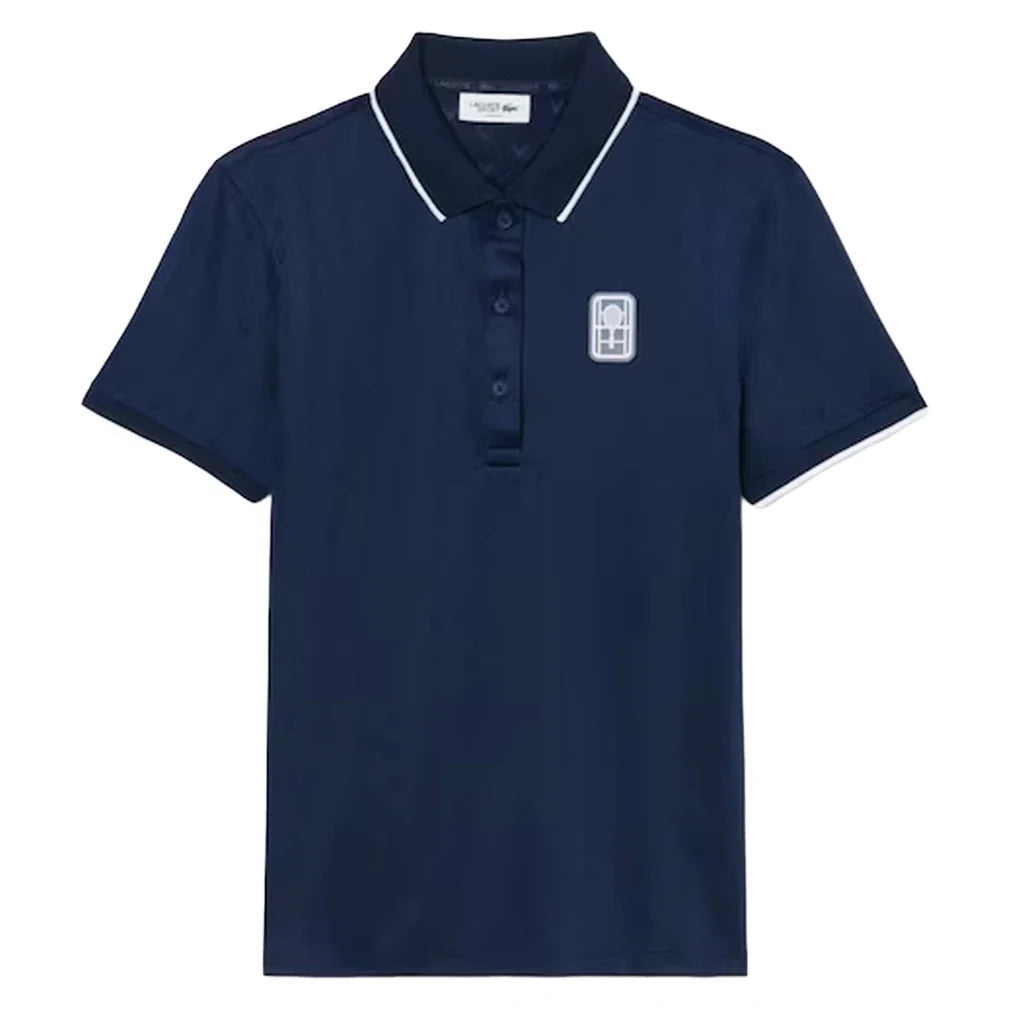 Women's Heritage Technical Jersey Tennis Polo-Apparel-Lacoste-PF0232-166-3-Tennis Express
