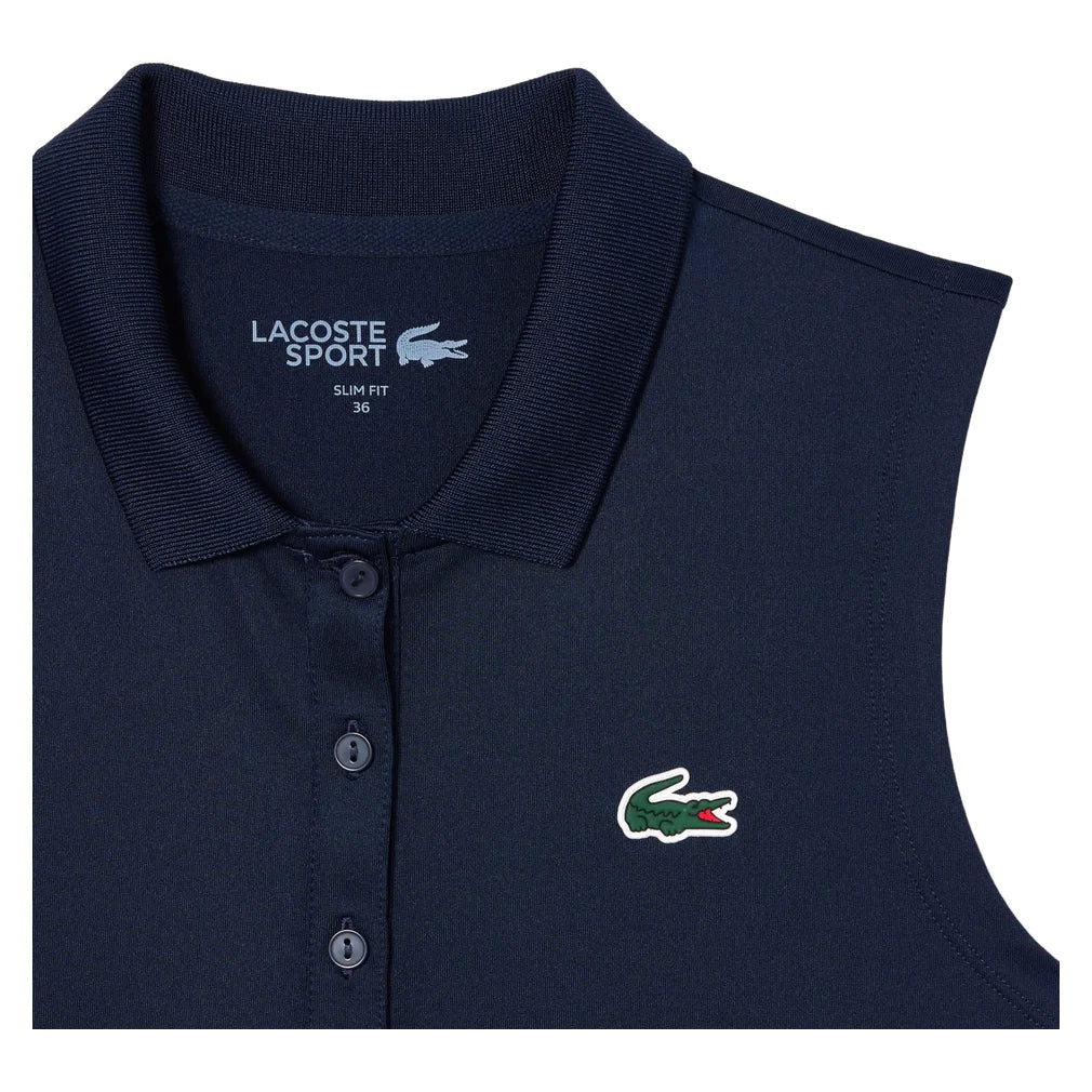 Women's Sport Sleeveless Tennis Polo, Lacoste, Padel Express, PF7414-B-3