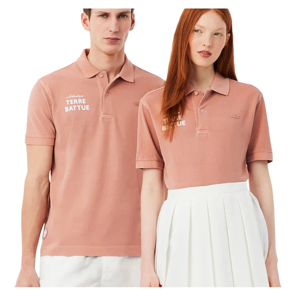 Men's Roland Garros Terre Battue Tennis Polo,Apparel,Lacoste,,,Tennis Express,PH0349-G81-1
